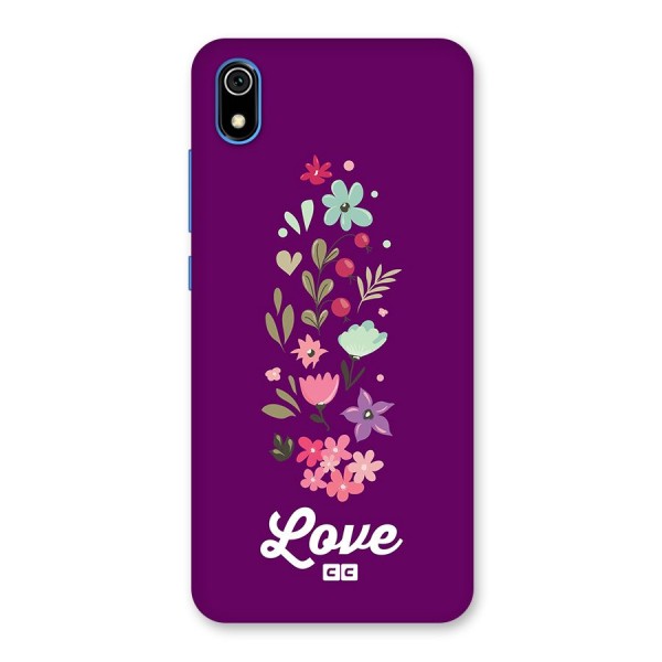 Floral Love Back Case for Redmi 7A