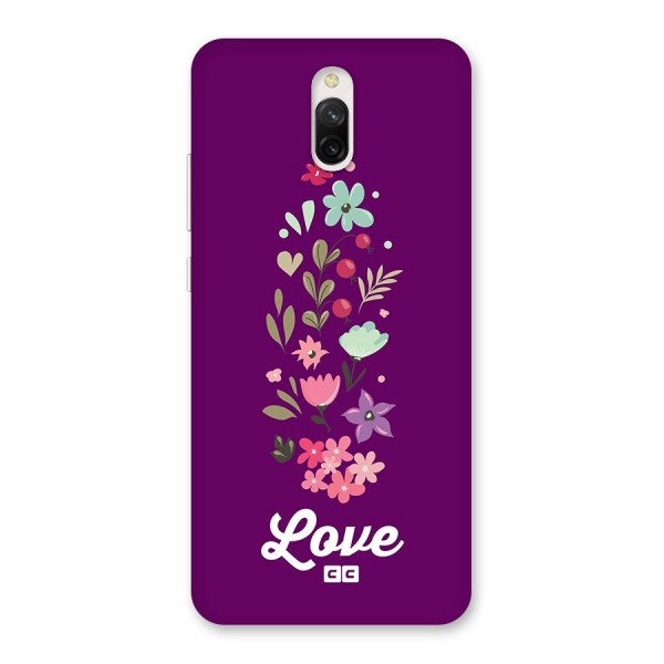 Floral Love Back Case for Redmi 8A Dual