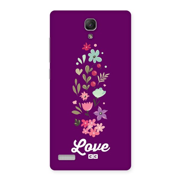 Floral Love Back Case for Redmi Note