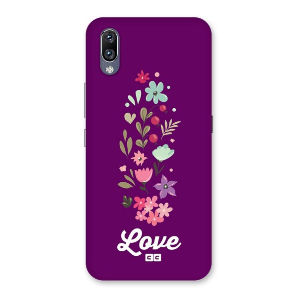 Floral Love Back Case for Vivo NEX