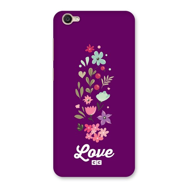 Floral Love Back Case for Vivo Y55s