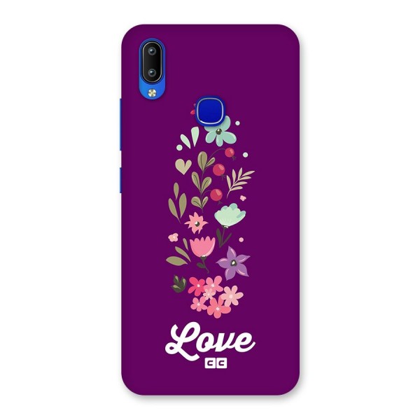 Floral Love Back Case for Vivo Y91