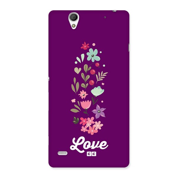 Floral Love Back Case for Xperia C4