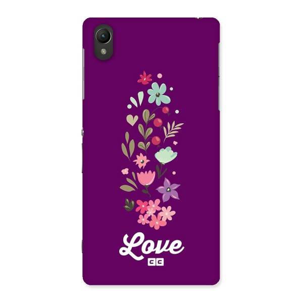 Floral Love Back Case for Xperia Z2