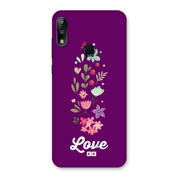 Floral Love Back Case for Zenfone Max Pro M2