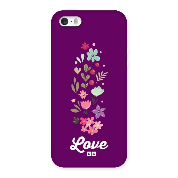 Floral Love Back Case for iPhone 5 5s