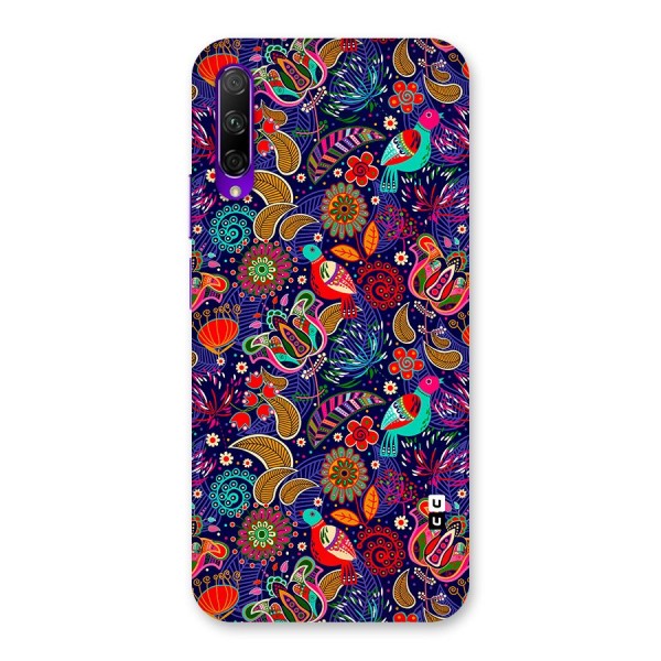 Floral Seamless Pattern Spring Flowers Back Case for Honor 9X Pro