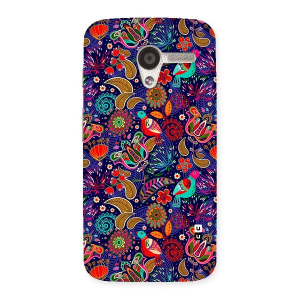 Floral Seamless Pattern Spring Flowers Back Case for Moto X