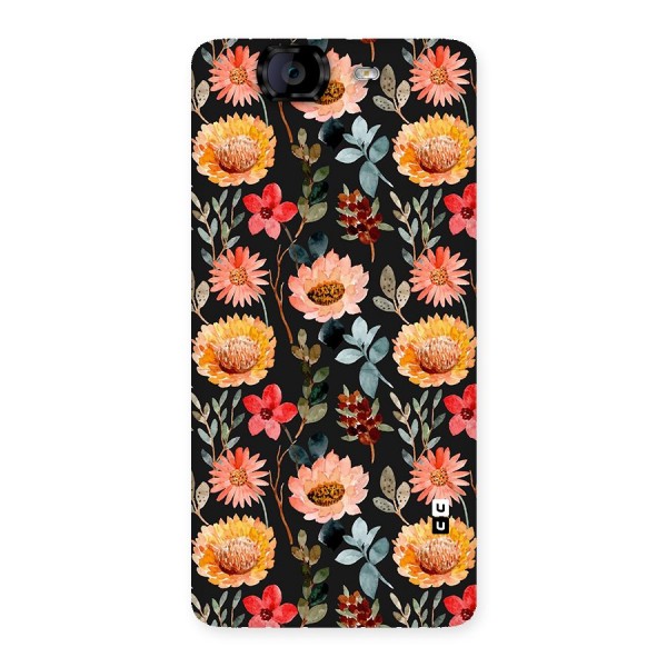 Florals Wonderful Pattern Back Case for Canvas Knight A350