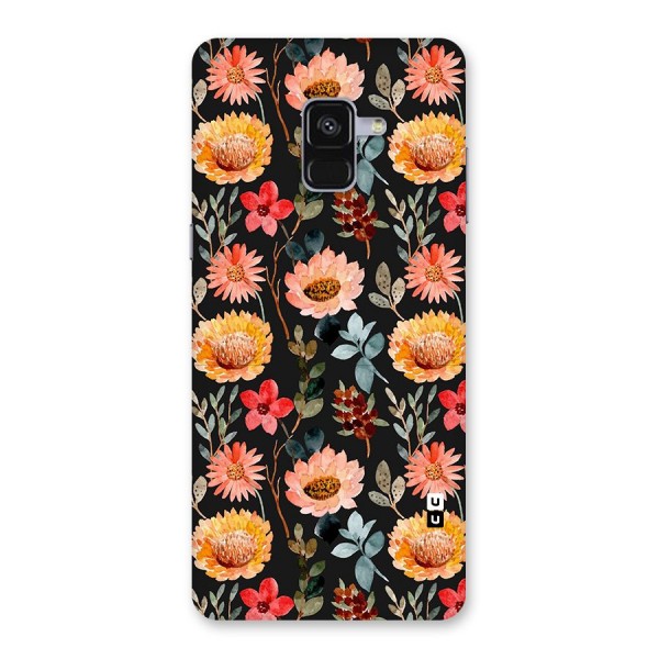 Florals Wonderful Pattern Back Case for Galaxy A8 Plus