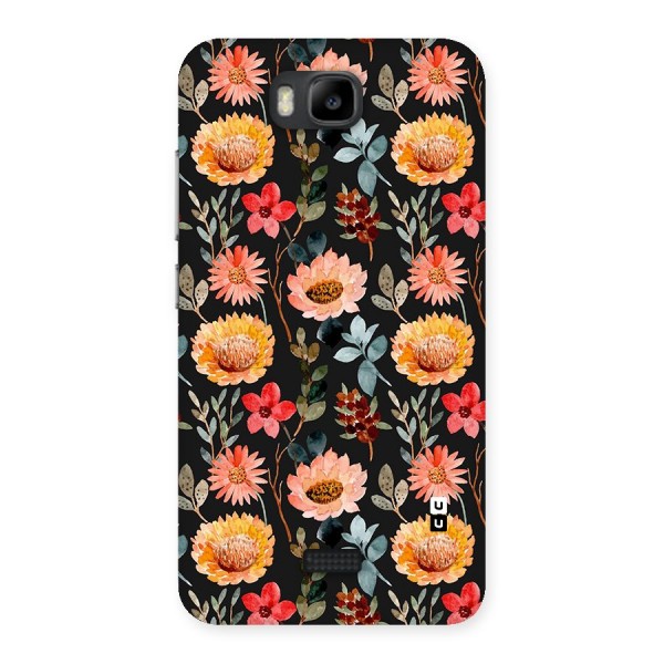 Florals Wonderful Pattern Back Case for Honor Bee