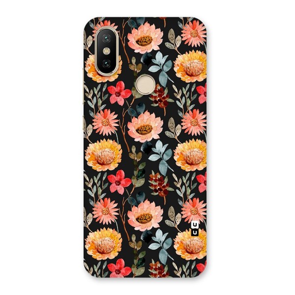 Florals Wonderful Pattern Back Case for Mi A2