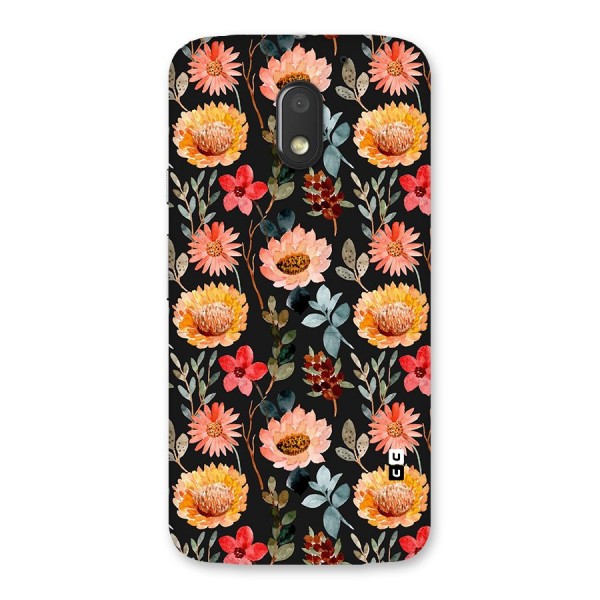 Florals Wonderful Pattern Back Case for Moto E3 Power