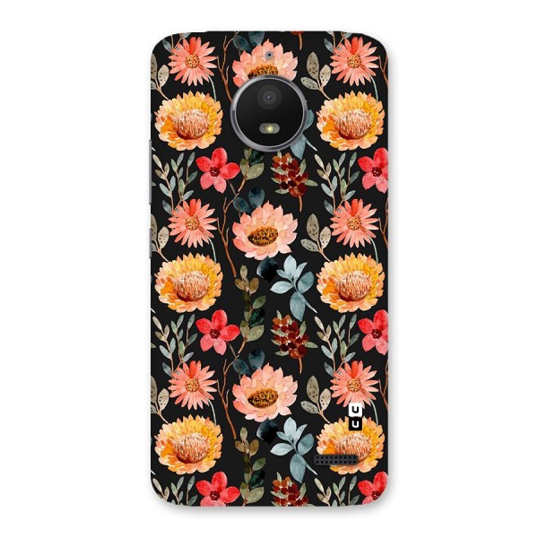 Florals Wonderful Pattern Back Case for Moto E4