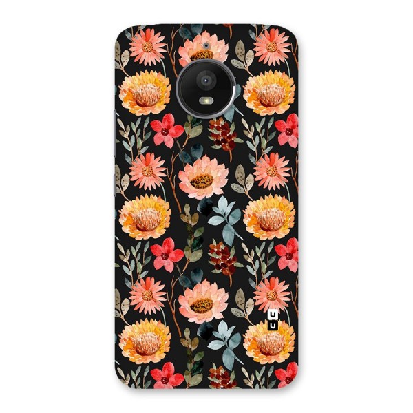 Florals Wonderful Pattern Back Case for Moto E4 Plus