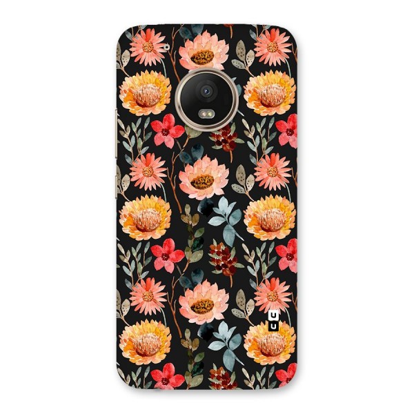 Florals Wonderful Pattern Back Case for Moto G5 Plus