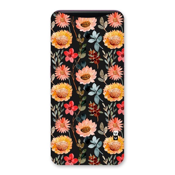 Florals Wonderful Pattern Back Case for Oppo Find X