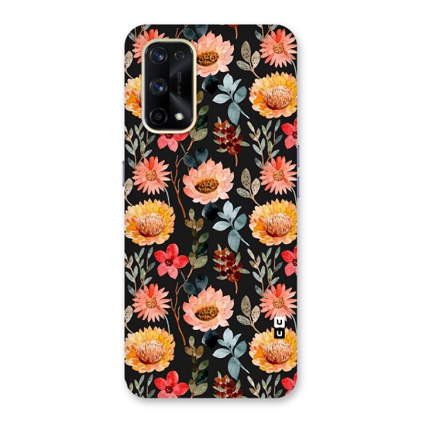 Florals Wonderful Pattern Glass Back Case for Realme X7 Pro