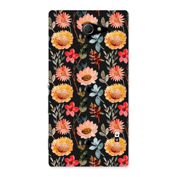 Florals Wonderful Pattern Back Case for Sony Xperia M2