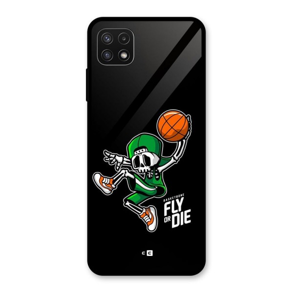 Fly Or Die Glass Back Case for Galaxy A22 5G