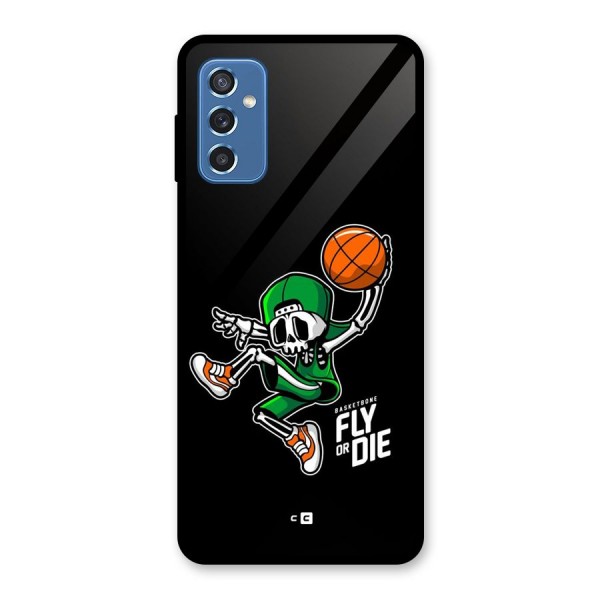 Fly Or Die Glass Back Case for Galaxy M52 5G