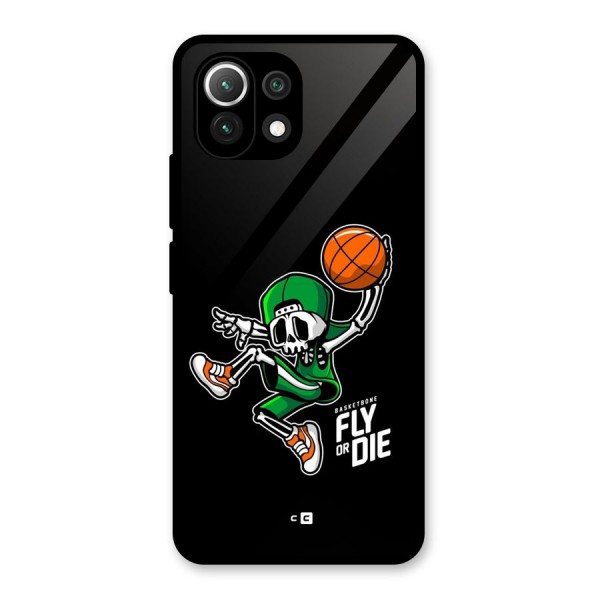 Fly Or Die Glass Back Case for Mi 11 Lite