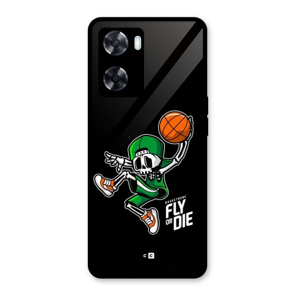 Fly Or Die Glass Back Case for Oppo A77