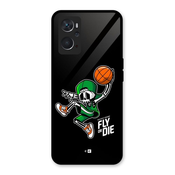 Fly Or Die Glass Back Case for Oppo K10 4G