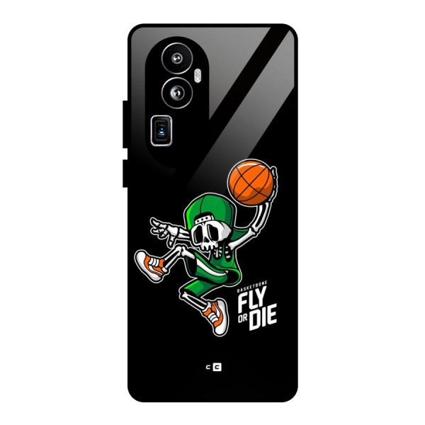 Fly Or Die Glass Back Case for Oppo Reno10 Pro Plus