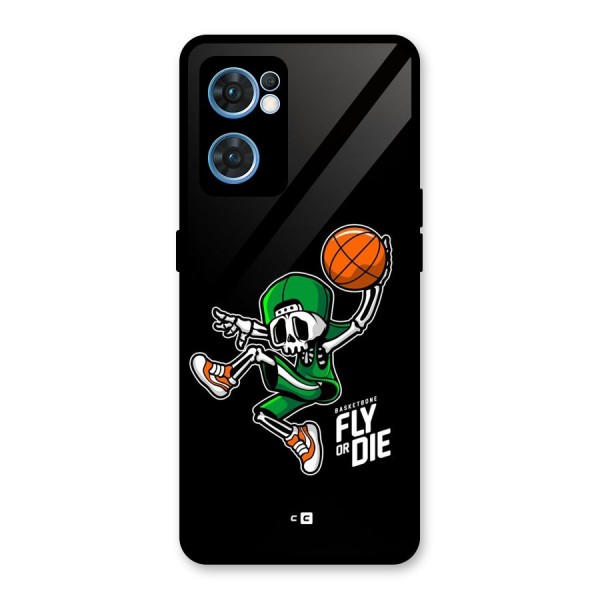 Fly Or Die Glass Back Case for Oppo Reno7 5G