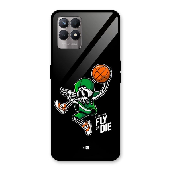 Fly Or Die Glass Back Case for Realme 8i