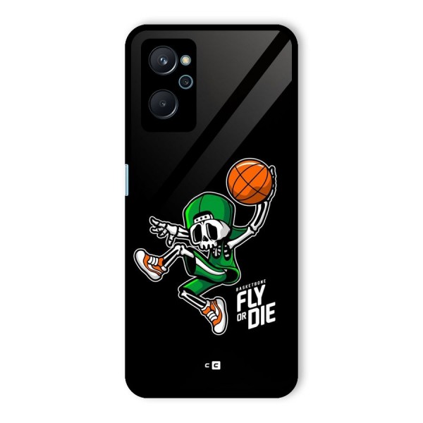 Fly Or Die Glass Back Case for Realme 9i