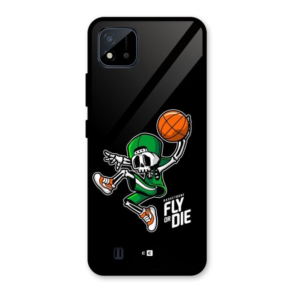 Fly Or Die Glass Back Case for Realme C11 2021