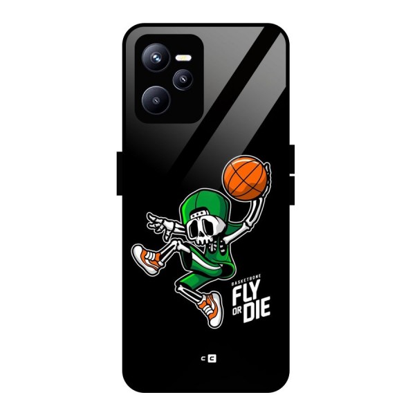 Fly Or Die Glass Back Case for Realme C35