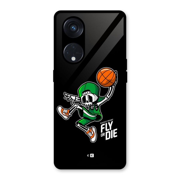 Fly Or Die Glass Back Case for Reno8 T 5G