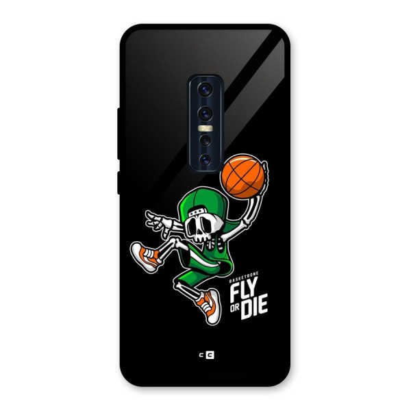 Fly Or Die Glass Back Case for Vivo V17 Pro