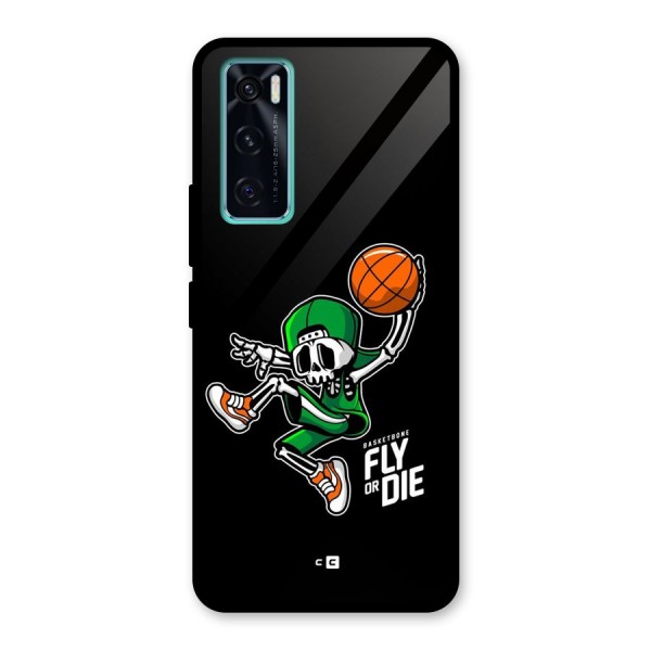 Fly Or Die Glass Back Case for Vivo V20 SE