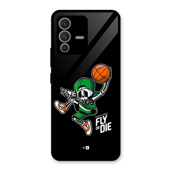 Fly Or Die Glass Back Case for Vivo V23 5G