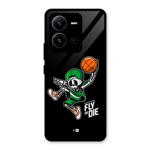 Fly Or Die Glass Back Case for Vivo V25