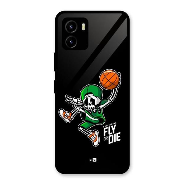 Fly Or Die Glass Back Case for Vivo Y15s