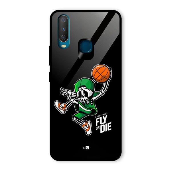 Fly Or Die Glass Back Case for Vivo Y17