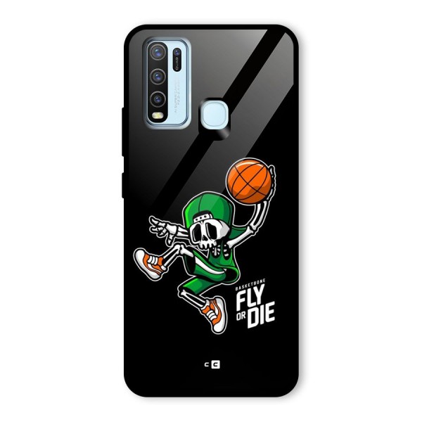 Fly Or Die Glass Back Case for Vivo Y50