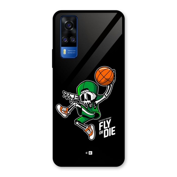 Fly Or Die Glass Back Case for Vivo Y51