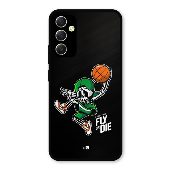 Fly Or Die Metal Back Case for Galaxy A34