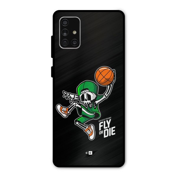 Fly Or Die Metal Back Case for Galaxy A71