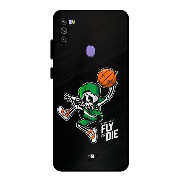 Fly Or Die Metal Back Case for Galaxy M11