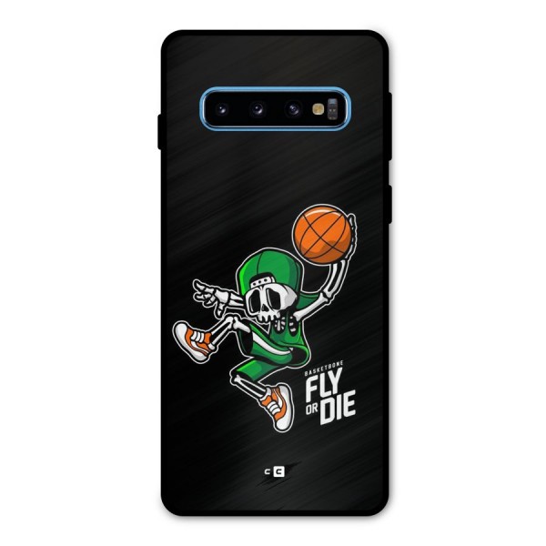 Fly Or Die Metal Back Case for Galaxy S10