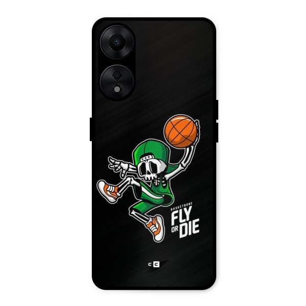 Fly Or Die Metal Back Case for Oppo A78 5G