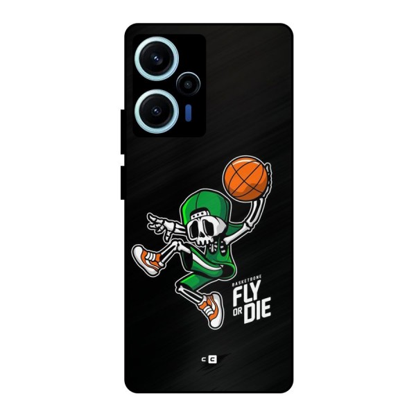 Fly Or Die Metal Back Case for Poco F5