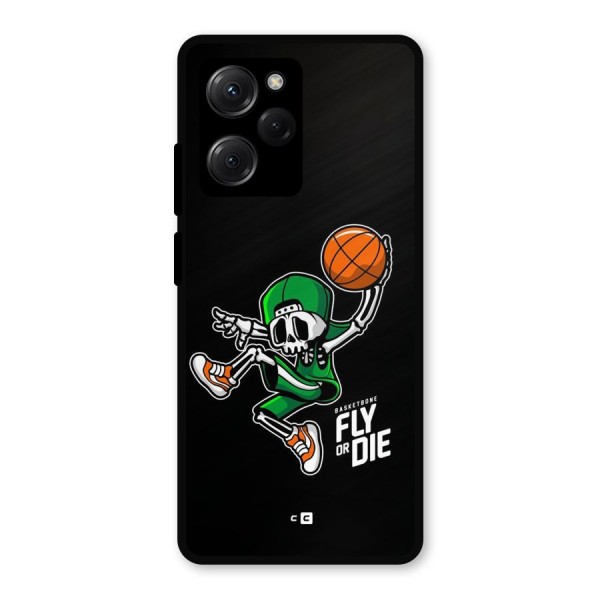 Fly Or Die Metal Back Case for Poco X5 Pro